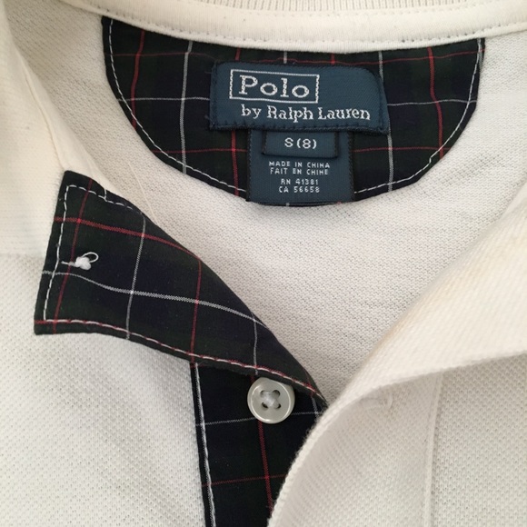 Off white Authentic Polo Ralph Lauren Tee - Picture 3 of 5